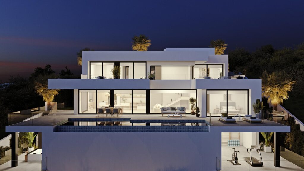 Cumbre del Sol villa de obra nueva con vistas panorámicas al mar - 6
