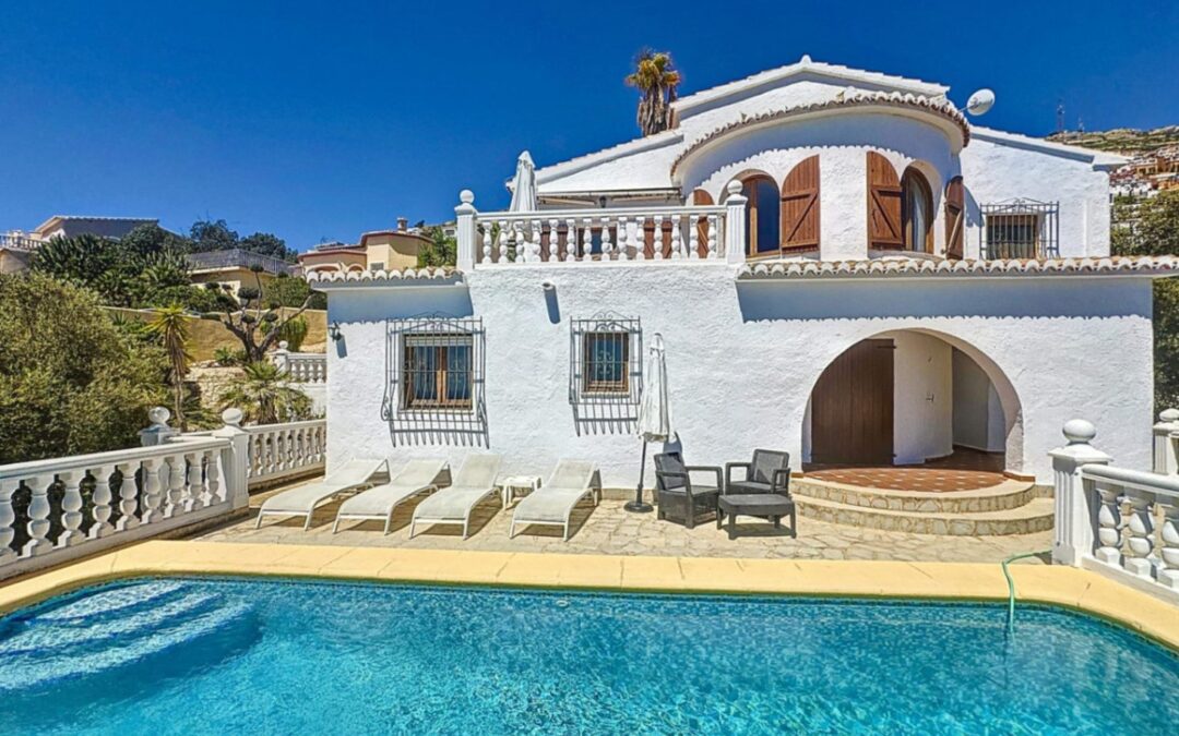 Cumbre del Sol villa con vistas al mar y piscina privada