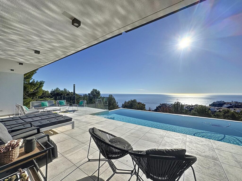 Cumbre del Sol Villa moderna con vistas al mar - 1