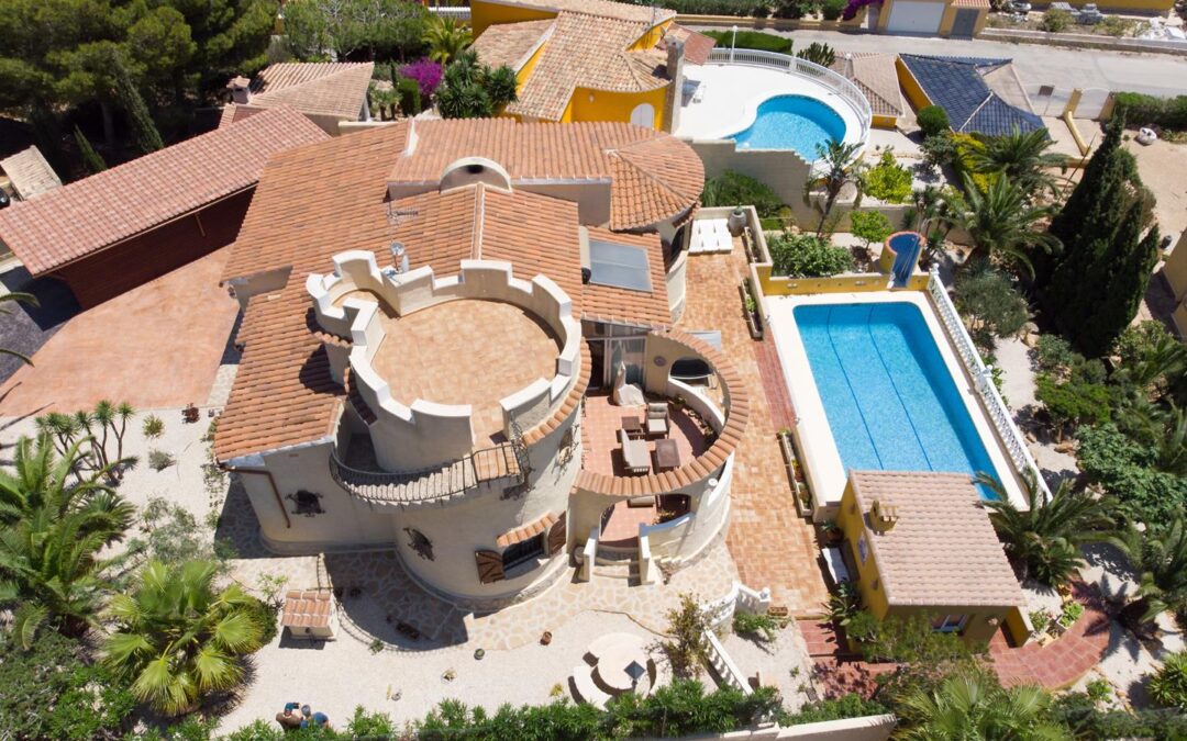 Villa con vistas al mar y piscina privada