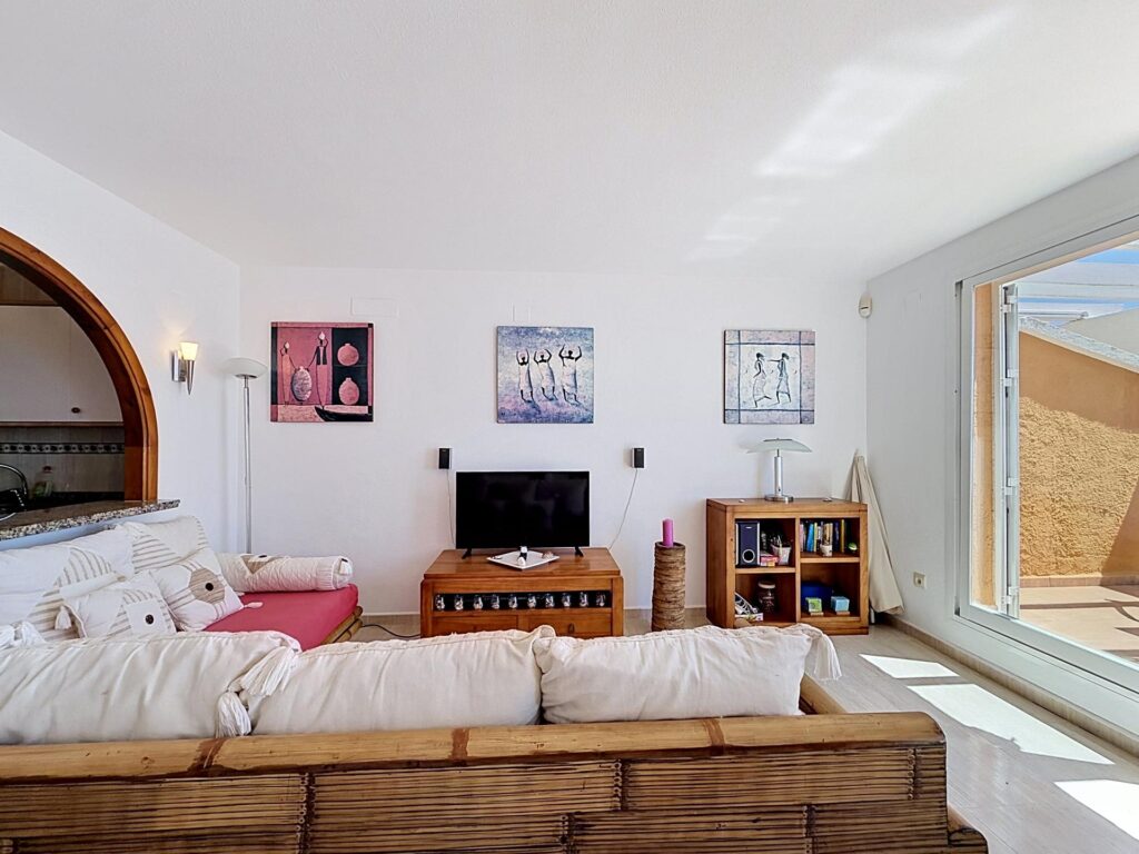 Apartamento dúplex en Pueblo Panorama, Cumbre del Sol, con vistas al mar y al Portet de Moraira - 4