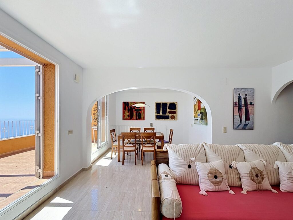 Apartamento dúplex en Pueblo Panorama, Cumbre del Sol, con vistas al mar y al Portet de Moraira - 5
