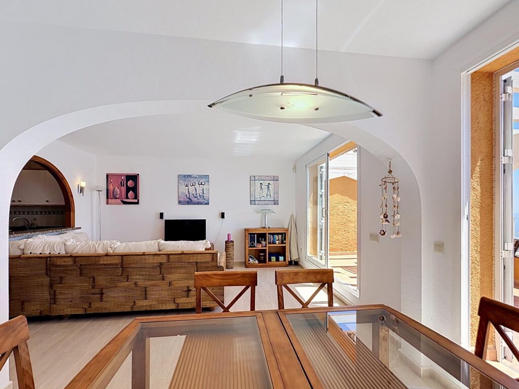 Apartamento dúplex en Pueblo Panorama, Cumbre del Sol, con vistas al mar y al Portet de Moraira - 6
