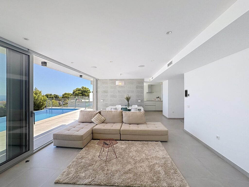 Villa moderne Cumbre del Sol avec vue sur la mer et piscine privée 9