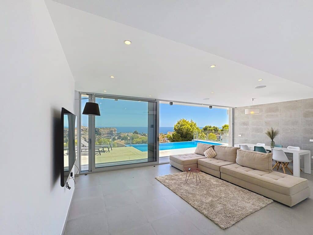 Villa moderne Cumbre del Sol avec vue sur la mer et piscine privée 11