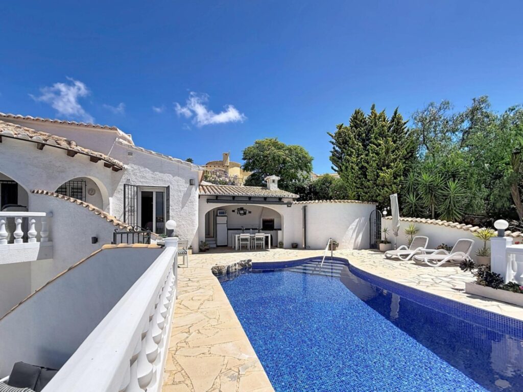Villa independiente con vistas al mar y piscina climatizada Kalmias Cumbre del Sol Costa Blanca Norte 36