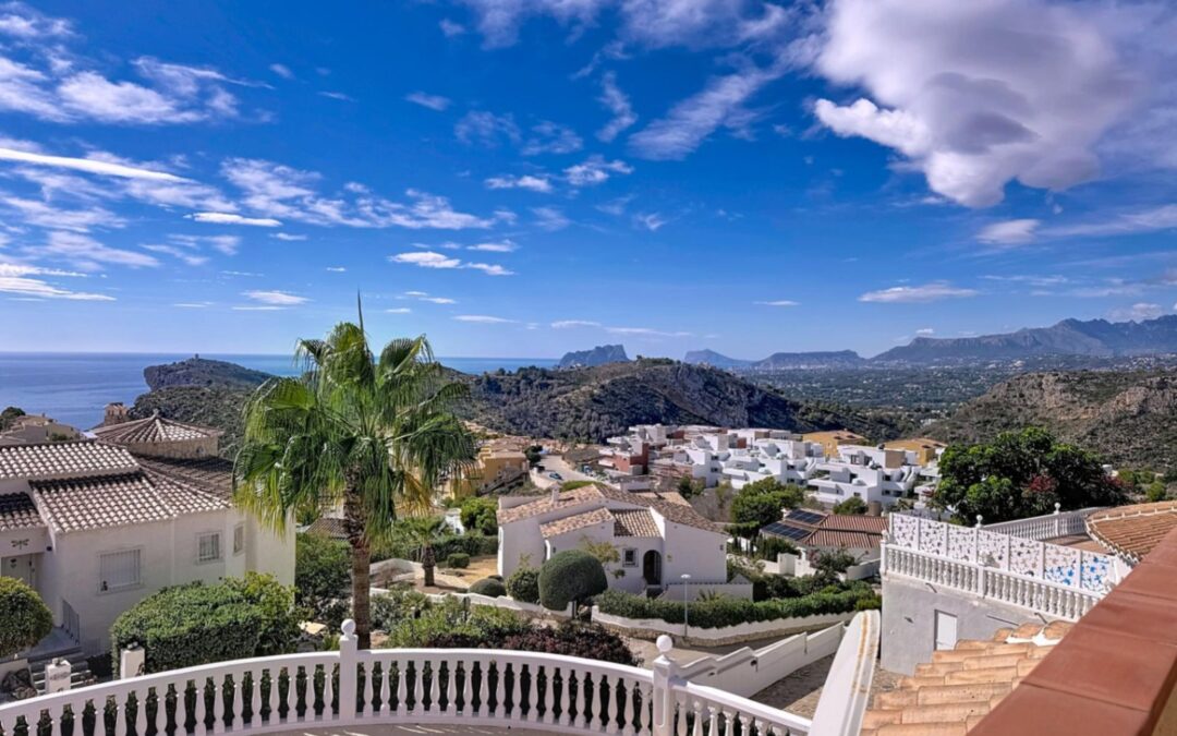Cumbre del Sol villa con vistas al mar y piscina privada