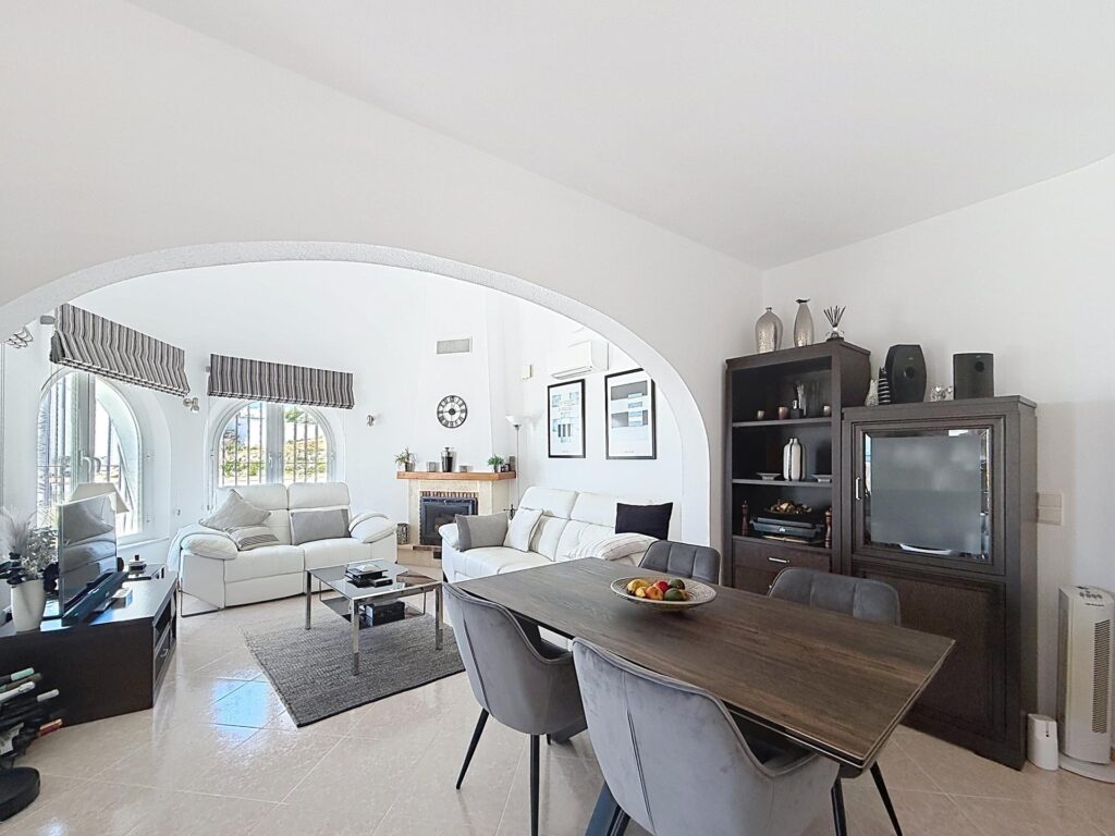 Independent villa with sea views and heated pool Kalmias Cumbre del Sol Costa Blanca North 5