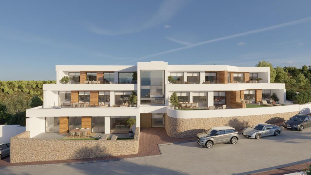 New-build apartment in Montecala Gardens, Cumbre del Sol, Costa Blanca North 1