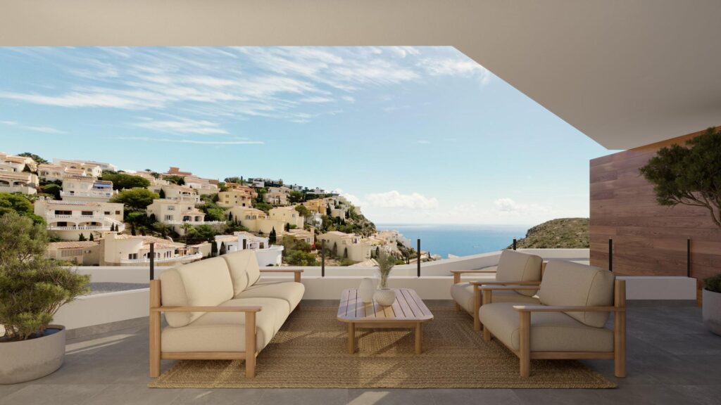 New-build apartment in Montecala Gardens, Cumbre del Sol, Costa Blanca North 36