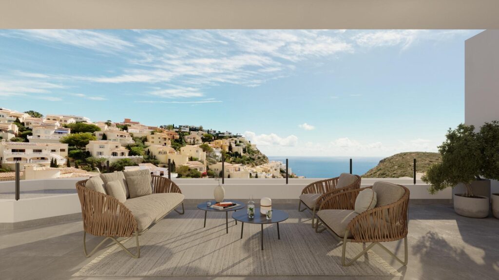New-build apartment in Montecala Gardens, Cumbre del Sol, Costa Blanca North 37
