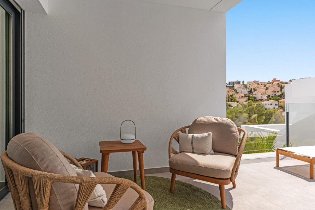 New-build penthouse apartment in Montecala Gardens, Cumbre del Sol, Costa Blanca North 23