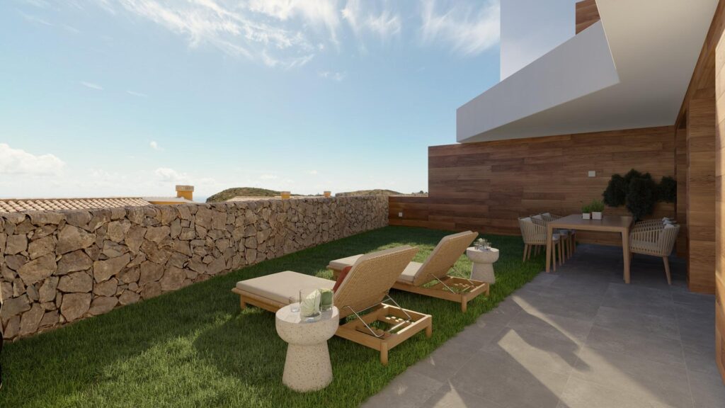 New-build penthouse apartment in Montecala Gardens, Cumbre del Sol, Costa Blanca North 34