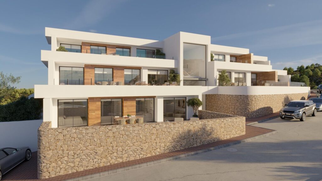 New-build penthouse apartment in Montecala Gardens, Cumbre del Sol, Costa Blanca North 39