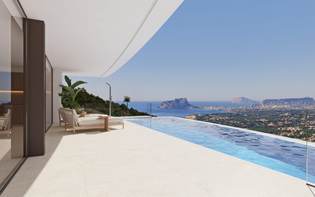 Villa en Jazmines, Cumbre del Sol — villa de obra nueva con orientación sureste en la Costa Blanca Norte