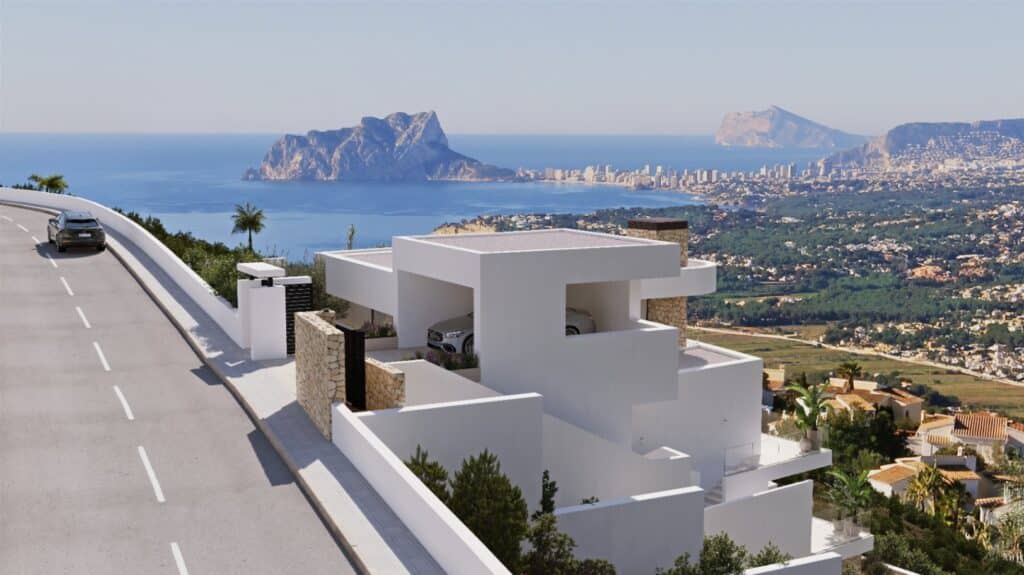 Villa en Jazmines, Cumbre del Sol — villa de obra nueva con orientación sureste en la Costa Blanca Norte 2