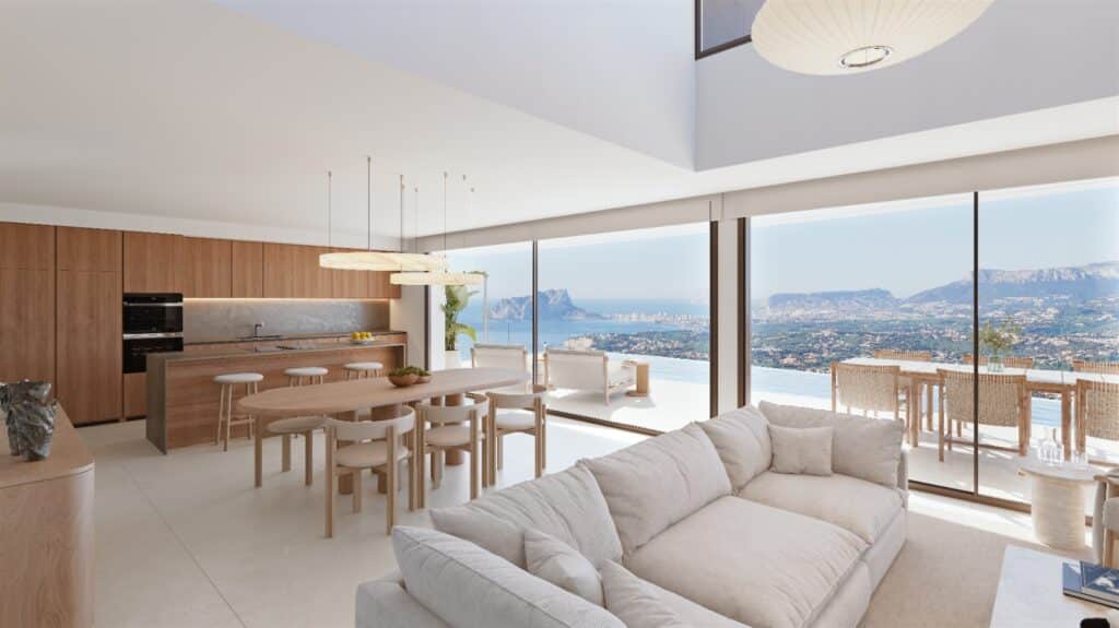 Villa en Jazmines, Cumbre del Sol — villa de obra nueva con orientación sureste en la Costa Blanca Norte 11