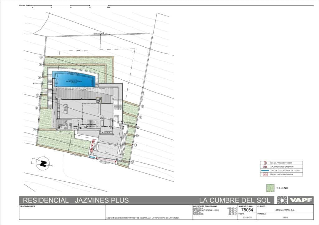 Villa en Jazmines, Cumbre del Sol — villa de obra nueva con orientación sureste en la Costa Blanca Norte 37