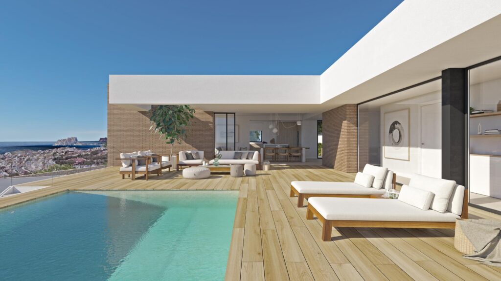 Cumbre del Sol: Villa Aqua lujo contemporáneo frente al Mediterráneo 1