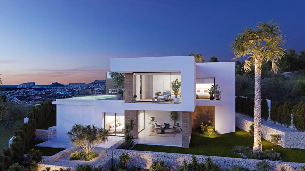 Cumbre del Sol: Villa Aqua lujo contemporáneo frente al Mediterráneo 2